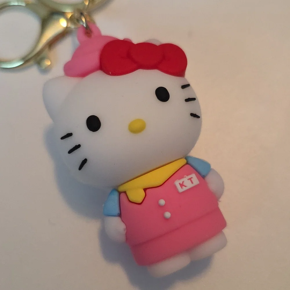 Hello Kitty Wristlet Keychain Pink - NWOT